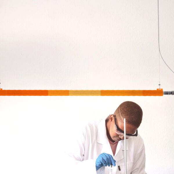 Dash: Fire – 120 cm lamp for ceiling, wall or floor