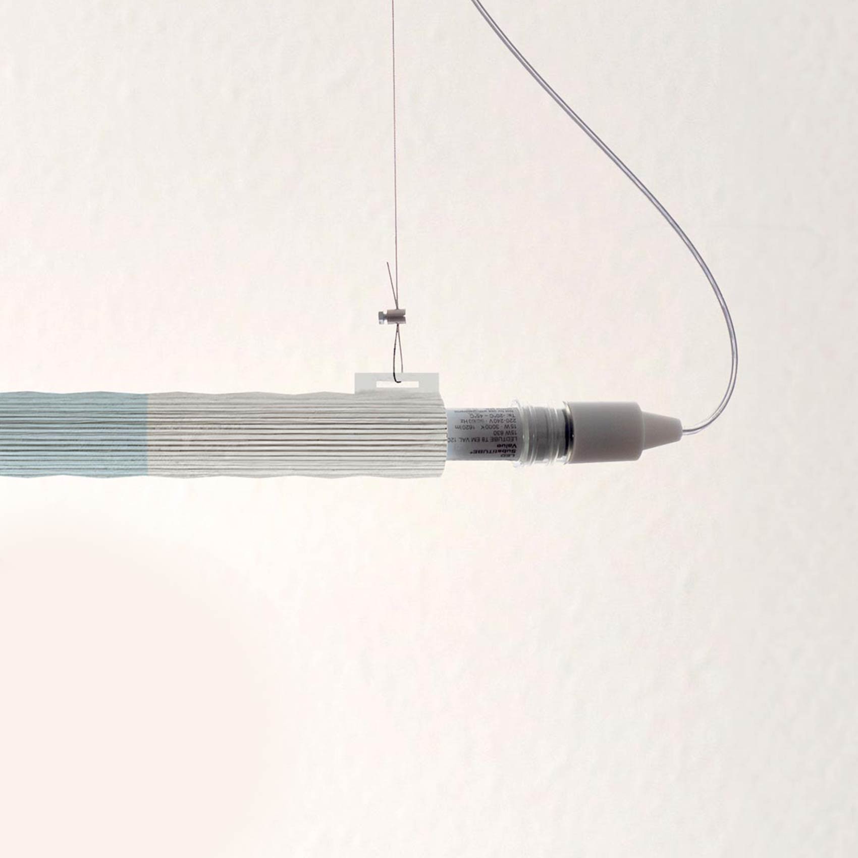 Dash: Corrections (120 cm) – multifunctional, 3d printed lamp with integrated LED tube
