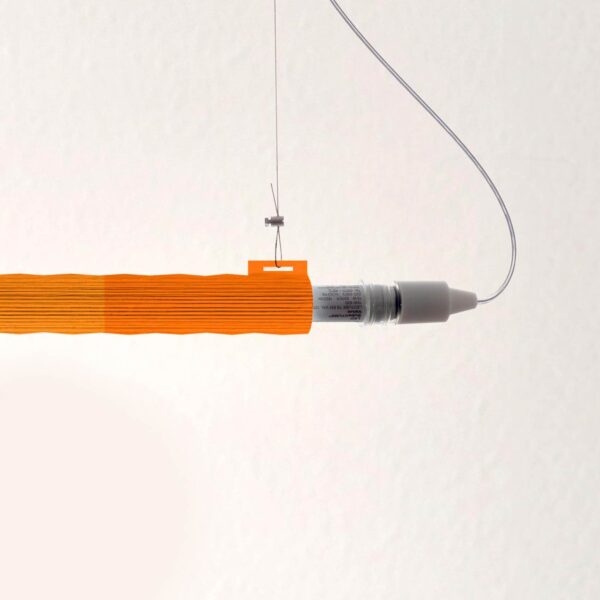 Dash: Fire (120 cm) – multifunctional, 3d printed lamp with integrated LED tube