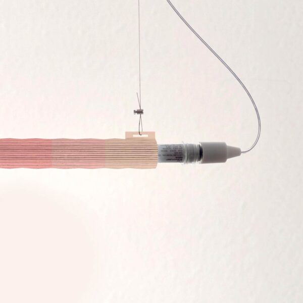 Dash: Flesh (120 cm) – multifunctional, 3d printed lamp with integrated LED tube